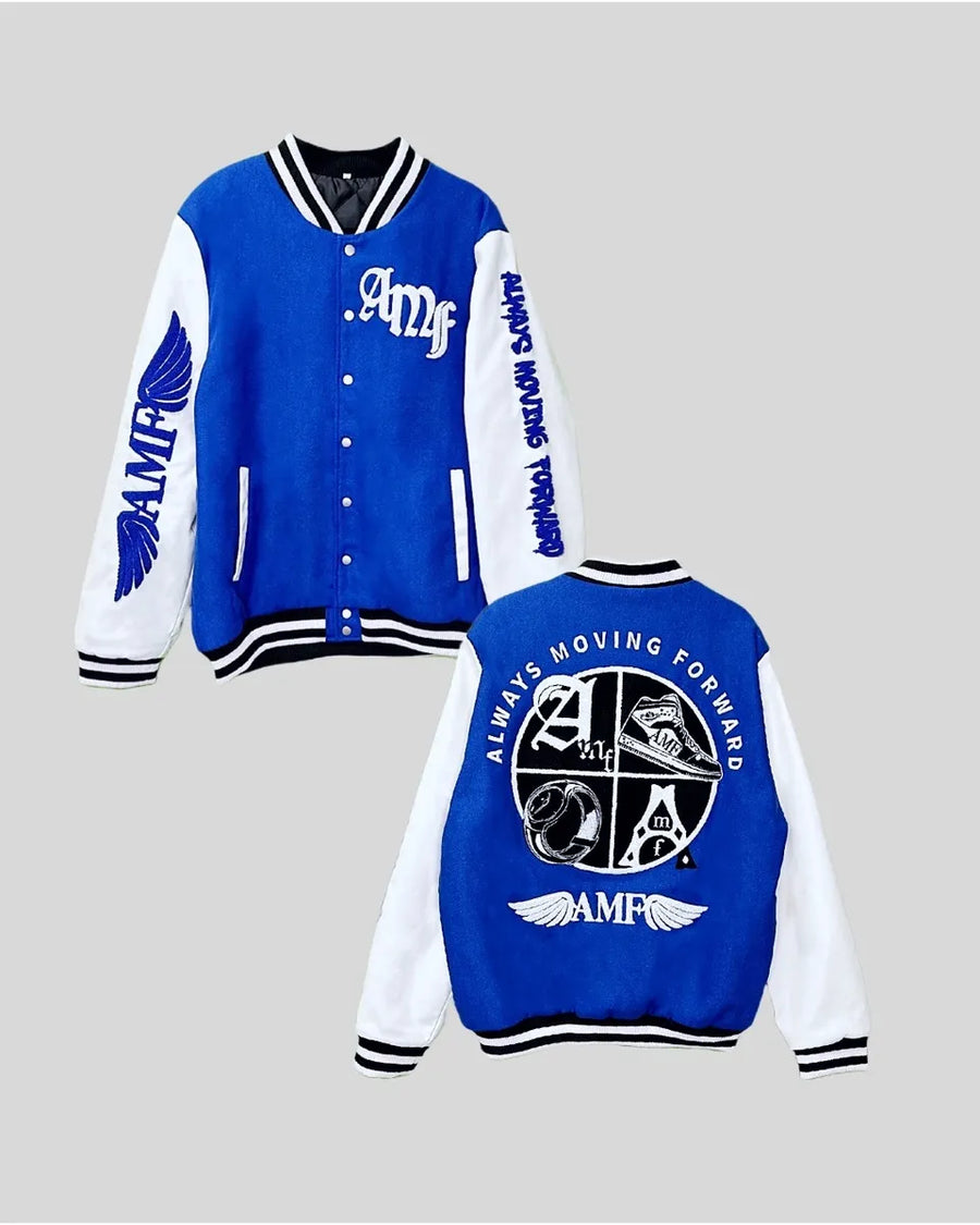 Motivation Always Moving Forward Letterman Jacket